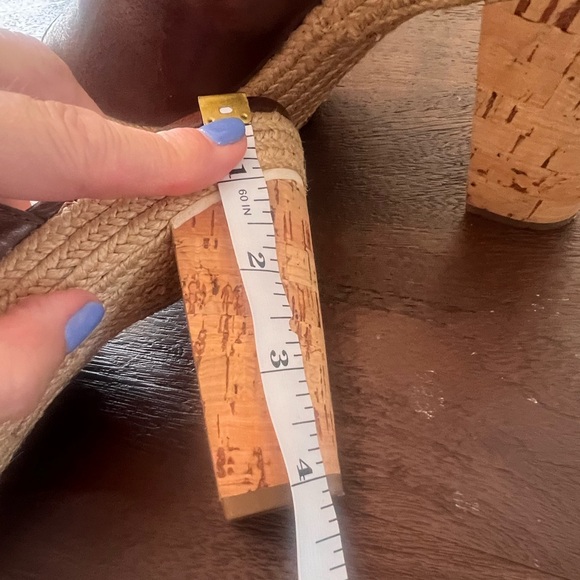 PRADA platform, heel mule clog, asper drill, cork rope leather 36.5 - Picture 10 of 11